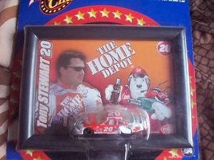 TONY STEWART FRAMED ART & 1/64 SCALE #20 HOME DEPOT CAR NICE COLLETABLE! - Picture 1 of 1