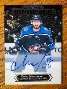 2022-23 Upper Deck Ultimate Kirill Marchenko Introductions RC Auto Gold #ED /10 - Bild 1 von 1