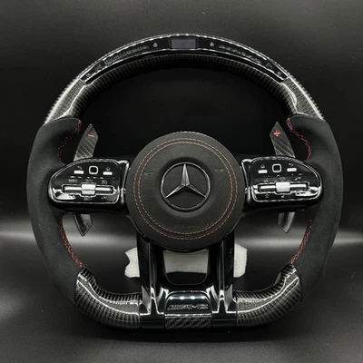 Mercedes AMG Carbon Alcantara Lenkrad Performance Display NEU - ohne Codieren - Bild 1 von 4