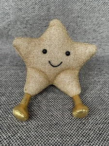Jellycat Amuseables Star Gold Shimmery Stuffed Plush Sky BNWT Super Cute - Picture 1 of 4