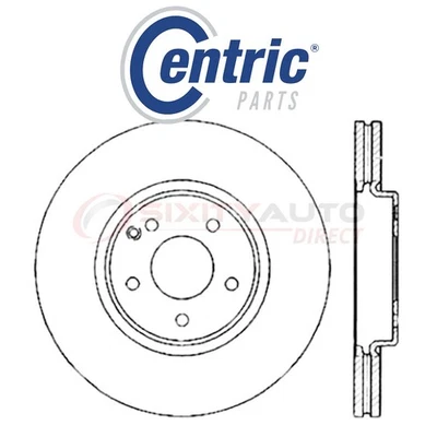 Centric C-TEK Disc Brake Rotor for 2003-2006 Mercedes-Benz S430 4.3L V8 - tf Foto 1 de 4