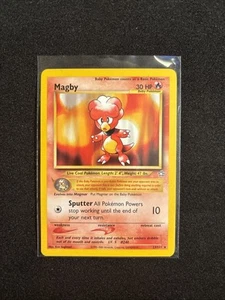 Pokémon TCG Magby Neo Genesis 23/111 Regular Unlimited Rare NM - Picture 1 of 6