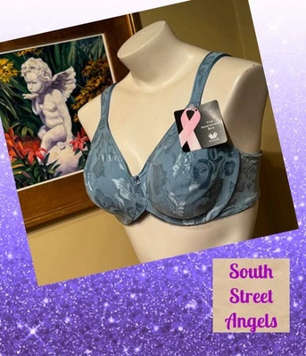 WACOAL 85567 ~ AZUL ADRIÁTICO ~ Sujetador con aros cobertura completa conciencia TALLA 38C Foto 1 de 4