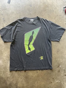 Stanley Desantis X-Files Shadow T Shirt Alien UFO Sci Fi Print XL Vintage 90s - Picture 1 of 7