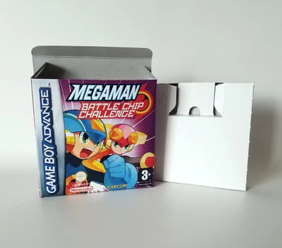 Megaman Battle Chip Challenge PAL Gameboy Advance Empty replacement Box & Tray - Image 1 of 4