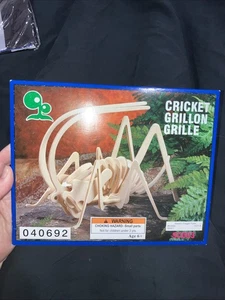 Kit Modelo Rompecabezas Insectos Madera Balsa Cricket 3D: Nuevas Herramientas de Carga Puerto - Imagen 1 de 4