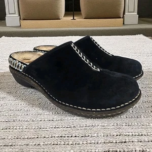 Ugg Australia Kohala Mule Black Suede & Sheepskin Lined Slip On Clog 5177 Sz 7 - Picture 1 of 13