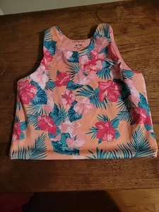 J Crew Crewcuts Active Girls Multicolor Floral Sleeveless Tank Top Size XS - Picture 1 of 3