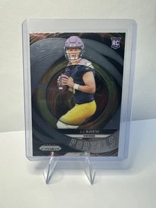 2024 Panini Prizm JJ McCARTHY Portals #7 Michigan/ Vikings (Rc) - Picture 1 of 2