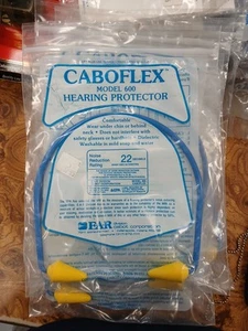 VINTAGE CABOFLEX MODEL 600 HEARING PROTECTOR NRR 20 U.S.A. - Picture 1 of 2