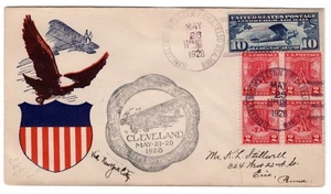 C10a Lindbergh Booklet Pane Single 1928 FDC Combo w/ #645 Planty#1 CV$300 - Picture 1 of 2