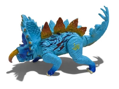 Hasbro Jurassic World Park Bashers & Biters Dino híbrido azul Stegoceratops 2015 Foto 1 de 4