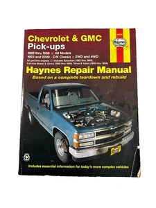 Haynes Truck Repair Manual 24065 Chevrolet GMC Pick Ups 1988 - 1998 1999 - 2000 - Picture 1 of 6