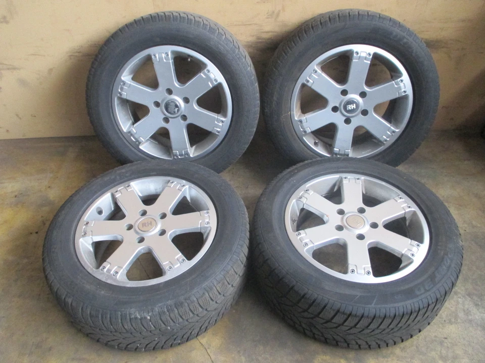 18" Alufelgen Winterreifen 225 55 VW Touareg 7J 8x18 ET55 5x130 - Bild 1 von 4