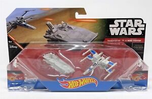 Hot Wheels Star Wars Starship First Order Transporter X-Wing Fighter Vehicle Toy