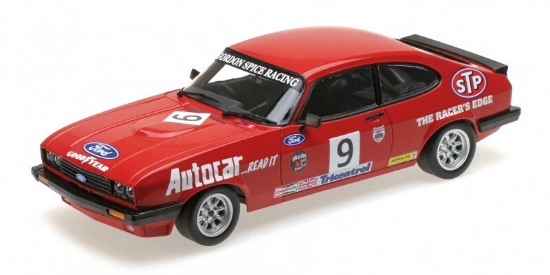 1/18 FORD CAPRI 3.0 GORDONE SPICE GROUP #9 WINNER BRANDS HATCH 1978 MINICHAMPS - Immagine 1 di 1