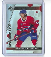 2022-23 UD SP Authentic JOHNATHAN KOVACEVIC Future Watch Spectrum FX Unused S-44
