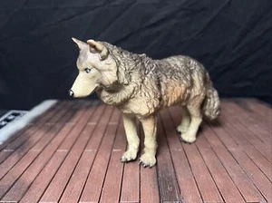 7 Zoll massive PVC Wolf Figur 11 Unzen Spielzeug Wildtiere Tier Modell Spielzeug Zoo Sammlerstück - Bild 1 von 8