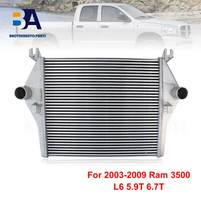  New Air Cooled Intercooler for Dodge Ram 2500 Ram 3500 2003-2009 L6 5.9L L6 6.7 - Image 1 of 4
