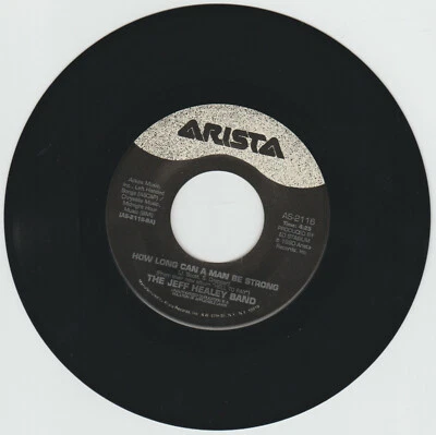 JEFF HEALEY BAND - HOW LONG CAN A MAN BE STRONGFULL CIRCLE - VINYL - 45 RPM 1990 - Image 1 of 2