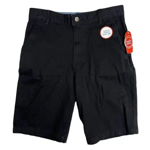 WONDER NATION Black Flat Front School Approved Uniform Shorts NWT - Size 18 - Picture 1 of 13