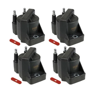 NGK Set 4 Distributorless Ignition Coils For Cadillac Chevy Oldsmobile Shelby V8 - Picture 1 of 1
