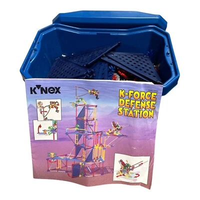 K'Nex K-Force Defense Station 13122 Blue Storage box 100% Complete Counted VTG - Image 1 of 2
