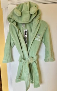 Star Wars Grogu Mandalorian Baby Yoda Plush Bath Robe Size 24 Months! NWT!! - Picture 1 of 5