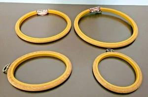 Flexi-Hoop Frame Embroidery Cross Stitch Needlework Hoops 7", 8", & (2) 4" (NEW) - Picture 1 of 7