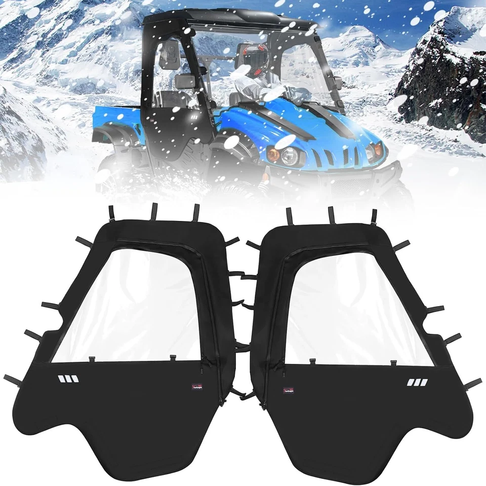 Soft Cab Enclosure Side Doors Kit For Hisun 500 700 Coleman 500 700 Axis 500 700 Foto 1 de 4