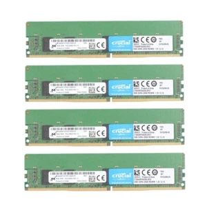 Crucial 32GB (4X8GB) DDR4 2666MHz PC4-21300 ECC Registered Memory CT8G4RFS8266 - Picture 1 of 3