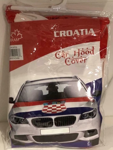National Team Croatia Euro Cup European Soccer Football Car Hood Cover 40 x 50 Cover