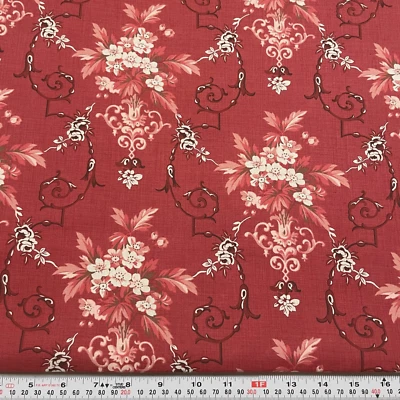 Panier De Fleurs by French General for Moda Floral Cotton by the HALF YARD - Image 1 of 2