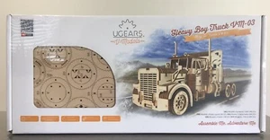 Camión UGEARS Heavy Boy VM-03 autoensamblable modelo mecánico 3D NUEVO + ENVÍO GRATUITO - Imagen 1 de 4