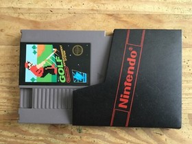 Golf NES Cartridge and sleeve.