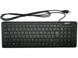 Acer Aspire Z24-880 ZC-605 USB Wired Tastatur Französisch Schwarz DK.USB1K.00D - Bild 1 von 2