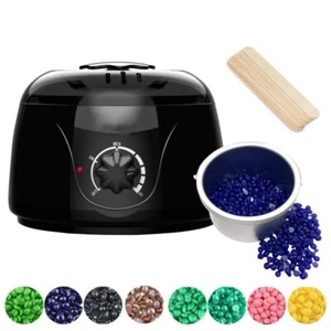 Professional Fast Waxing Set Hair Removal Wax Warmer Machine + Hard Beans Sticks - Picture 1 of 21