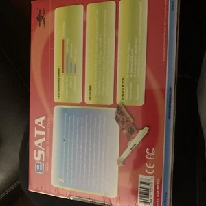 Vantec UGT-ST300 SATA/e-SATA PCI Host Card. New. Factory Sealed. - Picture 1 of 2