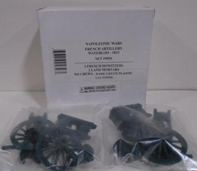 Armies In Plastic #5856 1/32 scale 54mm NAPOLEONIC WARS FRENCH ARTILLERY WATERLO - Image 1 of 2