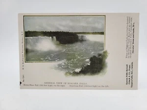 General View Niagarafälle NY New York Postkarte Vintage unbenutzt unveröffentlicht - Bild 1 von 2