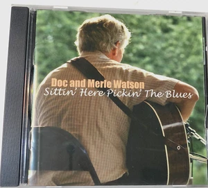 Doc Watson Sittin Here Pickin the Blues (CD 2004) Bonus Tracks, Expanded Versio - Picture 1 of 5
