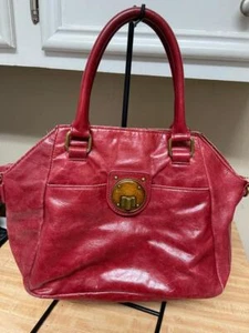 SEHR SCHÖNE BURGUNDERFARBENE ELLIOT LUCCA DAMEN HANDTASCHE / GELDBEUTEL LEICHT GEBRAUCHTER ZUSTAND - Bild 1 von 1