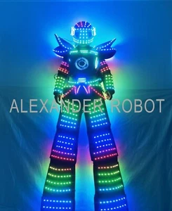 LED Robot Costume Big Suits -Included Laser Gloves included shipping - Picture 1 of 6