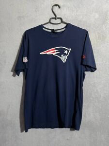 New England Patriots Jerssey Fan NFL Football Shirt Black New Era Mens Size L