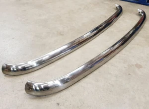CLASSIC MINI STAINLESS STEEL BUMPER x2 FRONT OR REAR DPB10165 AUSTIN MORRIS 9C1 - Picture 1 of 1