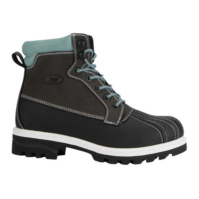 Botas de vestir informales Lugz Mallard WMALLGV-0100 negras sintéticas con cordones 10 Foto 1 de 4