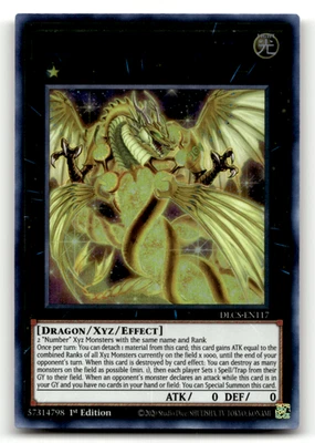 Number 100: Numeron Dragon DLCS-EN117  Ultra Rare Dragons of Legend: The Complet - Image 1 of 2