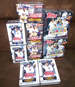 2025 Series 1 Topps Fanatics - 2024 Stadium Club - Celebration box - Hangers LOT - Picture 1 of 6