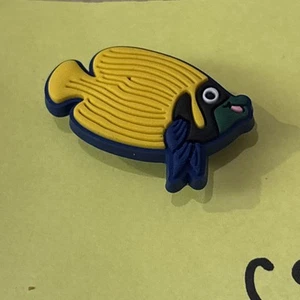 1 Pc Free Ship for Croc shoe Charm Jibbitz  Yellow Fish - Picture 1 of 2