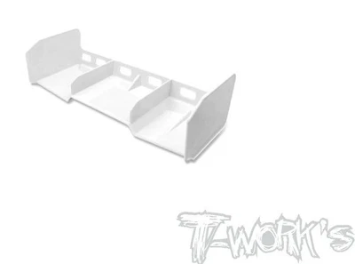 TO-350-AW T-Works Alettone "SPRINT" Forato Alta Portanza 1:8 Buggy Bianco - Immagine 1 di 2